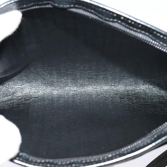 Christian Dior Trotter Canvas Shoulder Bag Black Auth 116422