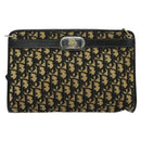 Christian Dior Trotter Canvas Shoulder Bag Black Auth 116422-13