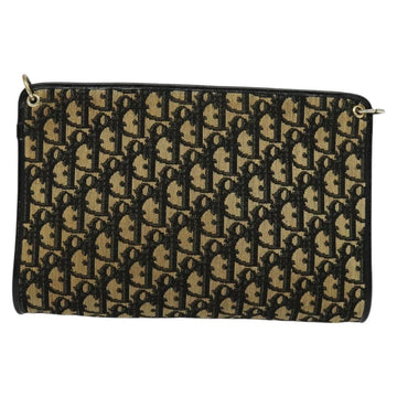 Christian Dior Trotter Canvas Shoulder Bag Black Auth 116422 - 0