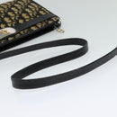 Christian Dior Trotter Canvas Shoulder Bag Black Auth 116422-7