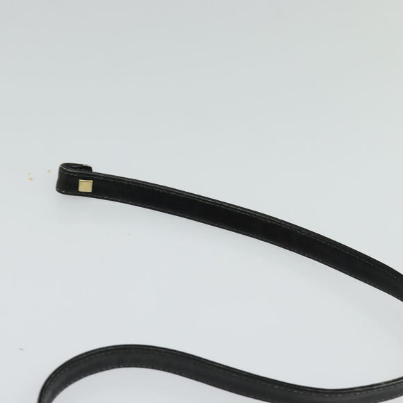 Christian Dior Trotter Canvas Shoulder Bag Black Auth 116422