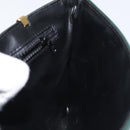 CELINE Shoulder Bag Leather Green Gold Auth 116426-19