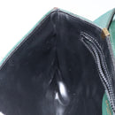CELINE Shoulder Bag Leather Green Gold Auth 116426-20