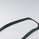 CELINE Shoulder Bag Leather Green Gold Auth 116426-8