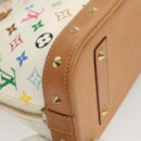 LOUIS VUITTON Monogram Multicolor Alma Hand Bag White M92647 LV Auth 116430A-16