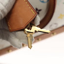 LOUIS VUITTON Monogram Multicolor Alma Hand Bag White M92647 LV Auth 116430A-9