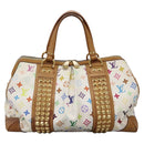 LOUIS VUITTON Monogram Multicolor Courtney GM Bag 2way White M40260 Auth 116431-13