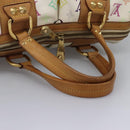 LOUIS VUITTON Monogram Multicolor Courtney GM Bag 2way White M40260 Auth 116431-7