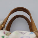 LOUIS VUITTON Monogram Multicolor Courtney GM Bag 2way White M40260 Auth 116431-8