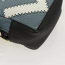 LOUIS VUITTON Square Pouch Color Blocks Pouch Taurillon M00739 LV Auth 116440-14