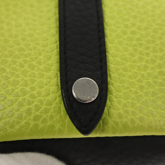 LOUIS VUITTON Square Pouch Color Blocks Pouch Taurillon M00739 LV Auth 116440