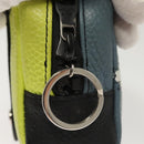 LOUIS VUITTON Square Pouch Color Blocks Pouch Taurillon M00739 LV Auth 116440-20