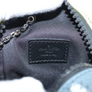 LOUIS VUITTON Square Pouch Color Blocks Pouch Taurillon M00739 LV Auth 116440-21