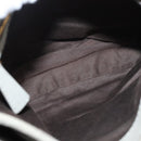 Miu Miu Shoulder Bag Suede Light Blue Gold Auth 116443-11