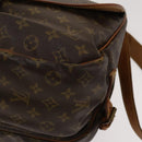 LOUIS VUITTON Monogram Saumur 35 Shoulder Bag M42254 LV Auth 116447-15