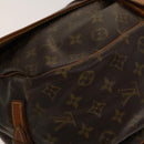 LOUIS VUITTON Monogram Saumur 35 Shoulder Bag M42254 LV Auth 116447-16