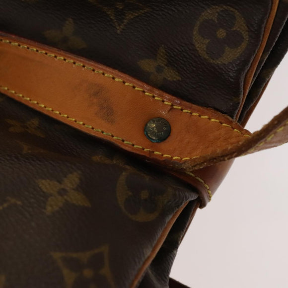 LOUIS VUITTON Monogram Saumur 35 Shoulder Bag M42254 LV Auth 116447