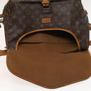 LOUIS VUITTON Monogram Saumur 35 Shoulder Bag M42254 LV Auth 116447-22