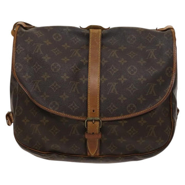 LOUIS VUITTON Monogram Saumur 35 Shoulder Bag M42254 LV Auth 116447 - 0