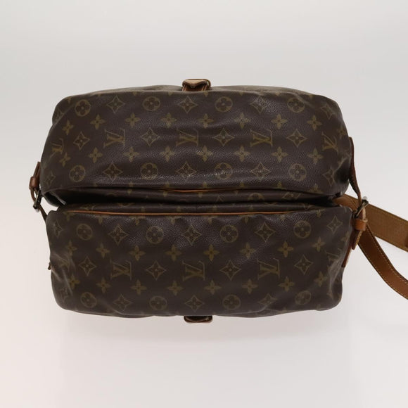 LOUIS VUITTON Monogram Saumur 35 Shoulder Bag M42254 LV Auth 116447