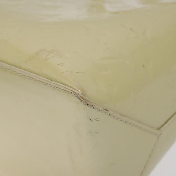 LOUIS VUITTON Monogram Vernis Wilshire MM Hand Bag Broncorail M91441 Auth 116453