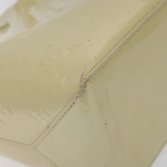 LOUIS VUITTON Monogram Vernis Wilshire MM Hand Bag Broncorail M91441 Auth 116453