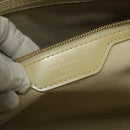 LOUIS VUITTON Monogram Vernis Wilshire MM Hand Bag Broncorail M91441 Auth 116453-18