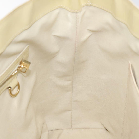 LOUIS VUITTON Monogram Vernis Wilshire MM Hand Bag Broncorail M91441 Auth 116453