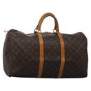 LOUIS VUITTON Monogram Keepall 50 Boston Bag M41426 LV Auth 116455-1