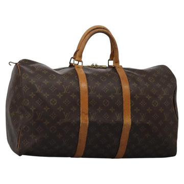 LOUIS VUITTON Monogram Keepall 50 Boston Bag M41426 LV Auth 116455