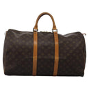 LOUIS VUITTON Monogram Keepall 50 Boston Bag M41426 LV Auth 116455-2