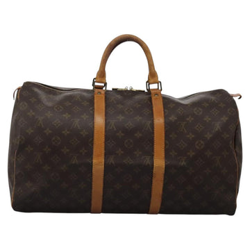LOUIS VUITTON Monogram Keepall 50 Boston Bag M41426 LV Auth 116455 - 0