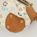 LOUIS VUITTON Monogram Multicolor Judy PM Shoulder Bag White M40257 Auth 116458-17