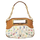 LOUIS VUITTON Monogram Multicolor Judy PM Shoulder Bag White M40257 Auth 116458-13