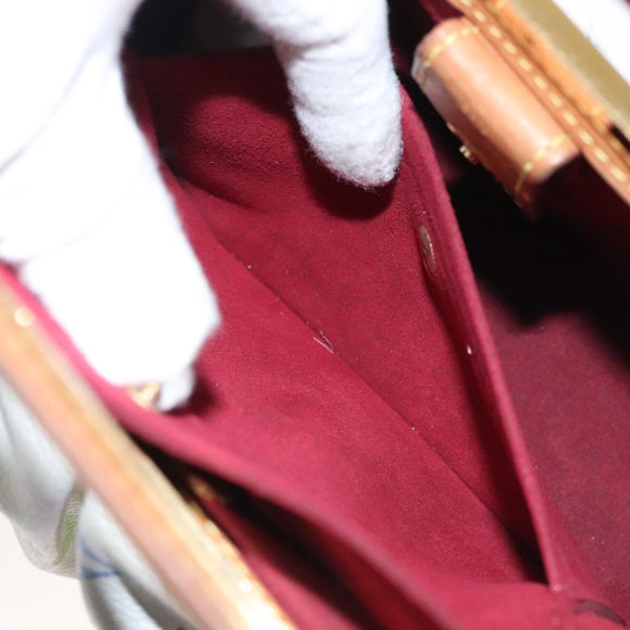 LOUIS VUITTON Monogram Multicolor Judy PM Shoulder Bag White M40257 Auth 116458