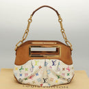 LOUIS VUITTON Monogram Multicolor Judy PM Shoulder Bag White M40257 Auth 116458-25