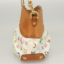 LOUIS VUITTON Monogram Multicolor Judy PM Shoulder Bag White M40257 Auth 116458-3