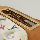 LOUIS VUITTON Monogram Multicolor Judy PM Shoulder Bag White M40257 Auth 116458-14