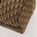 Christian Dior Trotter Canvas Boston Bag Brown Auth 116464-9