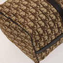 Christian Dior Trotter Canvas Boston Bag Brown Auth 116464-14