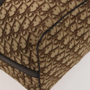 Christian Dior Trotter Canvas Boston Bag Brown Auth 116464-15