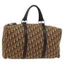 Christian Dior Trotter Canvas Boston Bag Brown Auth 116464-1