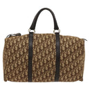 Christian Dior Trotter Canvas Boston Bag Brown Auth 116464-13