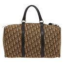 Christian Dior Trotter Canvas Boston Bag Brown Auth 116464-2