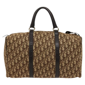 Christian Dior Trotter Canvas Boston Bag Brown Auth 116464 - 0