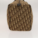 Christian Dior Trotter Canvas Boston Bag Brown Auth 116464-3