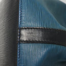 LOUIS VUITTON Epi Petit Noe Shoulder Bag Bicolor Black Blue M44152 Auth 116467-18