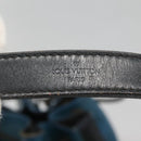 LOUIS VUITTON Epi Petit Noe Shoulder Bag Bicolor Black Blue M44152 Auth 116467-9