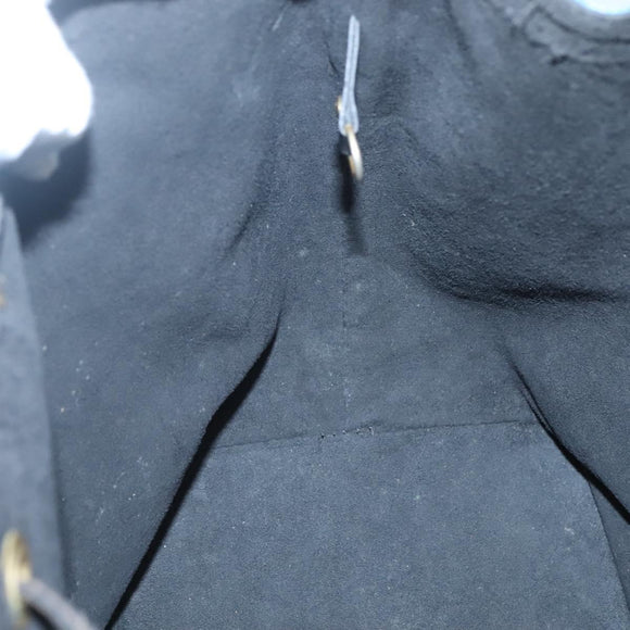 LOUIS VUITTON Epi Petit Noe Shoulder Bag Bicolor Black Blue M44152 Auth 116467