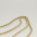 BALLY Quilted Chain Shoulder Bag Leather Beige Auth 116474-14